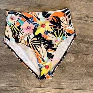 Old Navy High Waisted Bikini Bottoms Size S